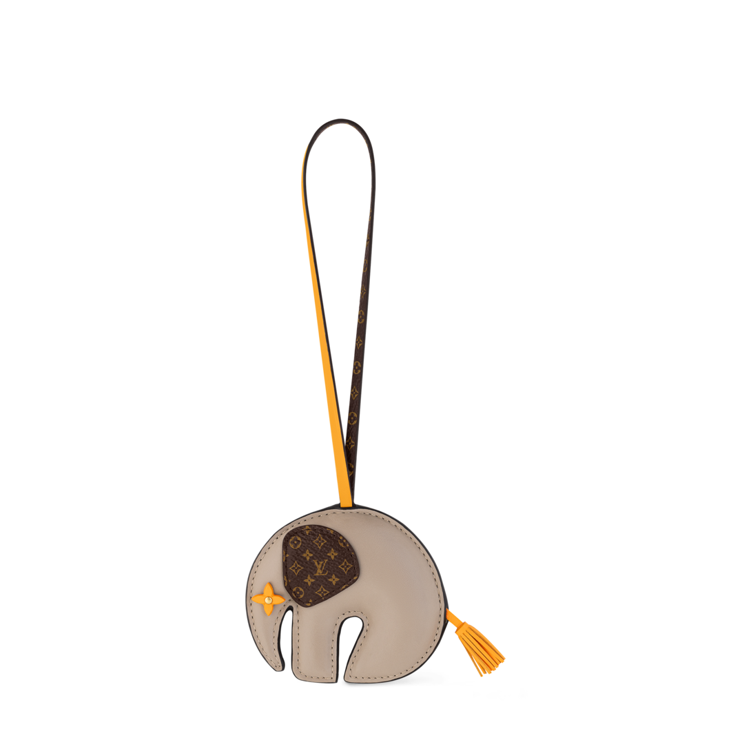 LV Elephant Bag Charm . - Luxury Accessories - M02384 Brown